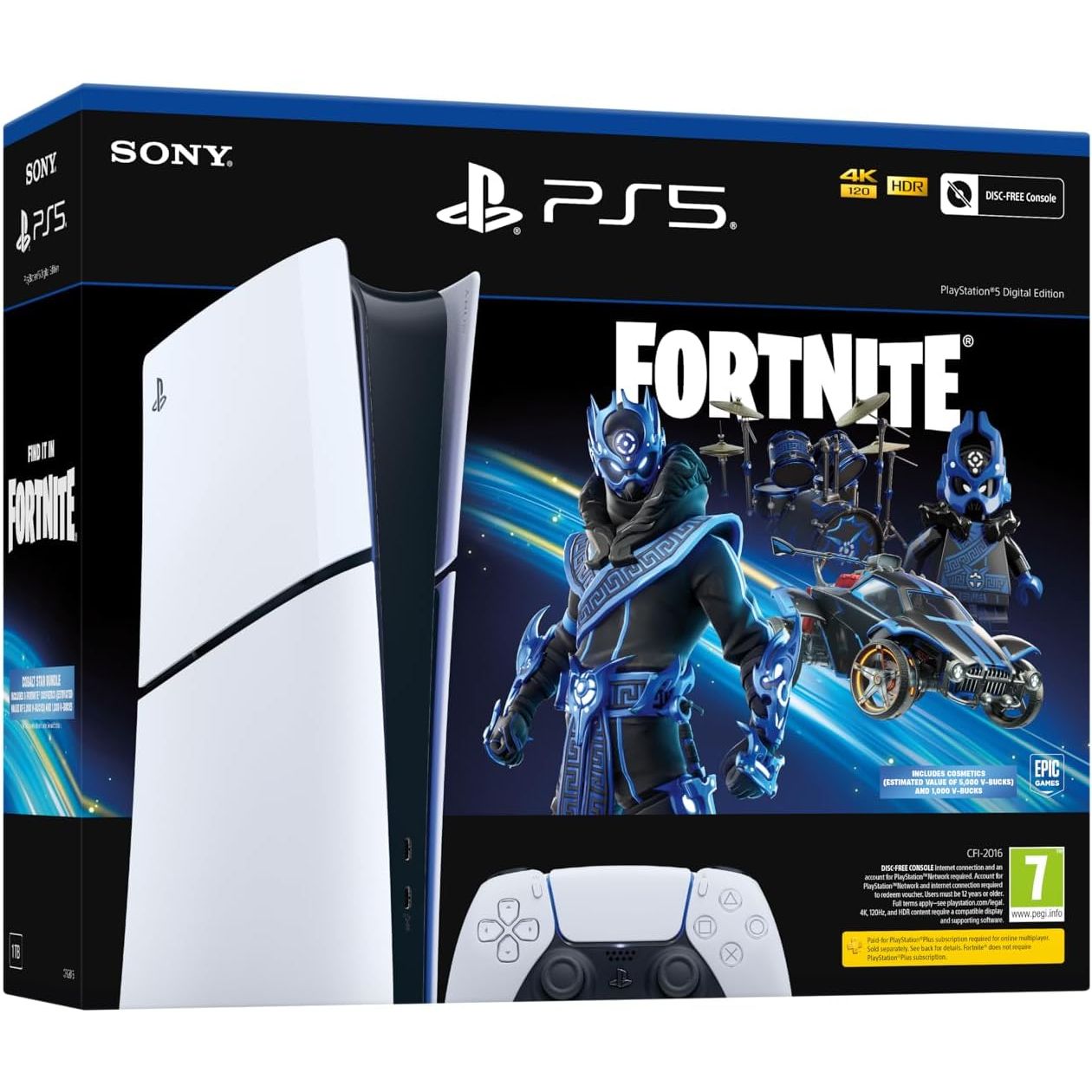 Buy Sony,Sony PlayStation 5 Digital Console & Fortnite Bundle - Gadcet UK | UK | London | Scotland | Wales| Near Me | Cheap | Pay In 3 | Video Game Consoles